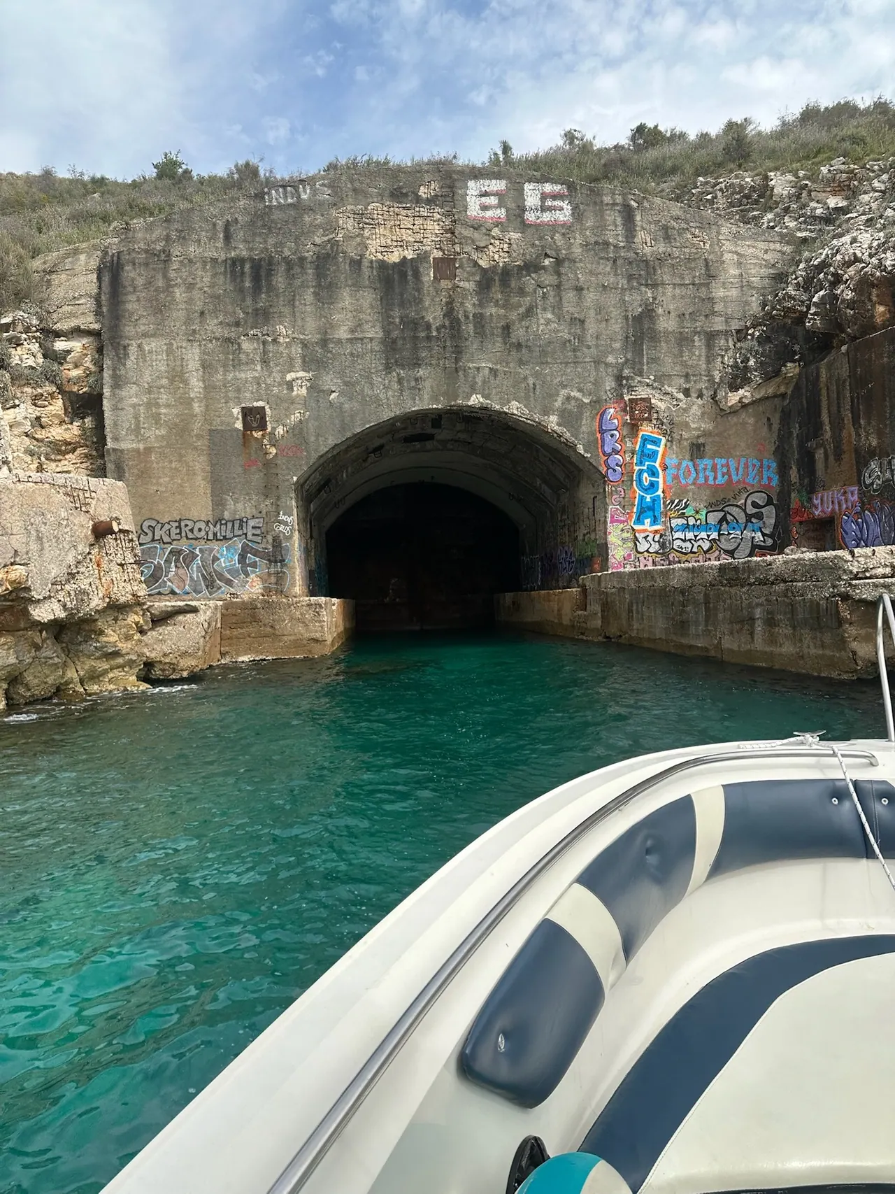 Submarine tunnel along the southern coast
