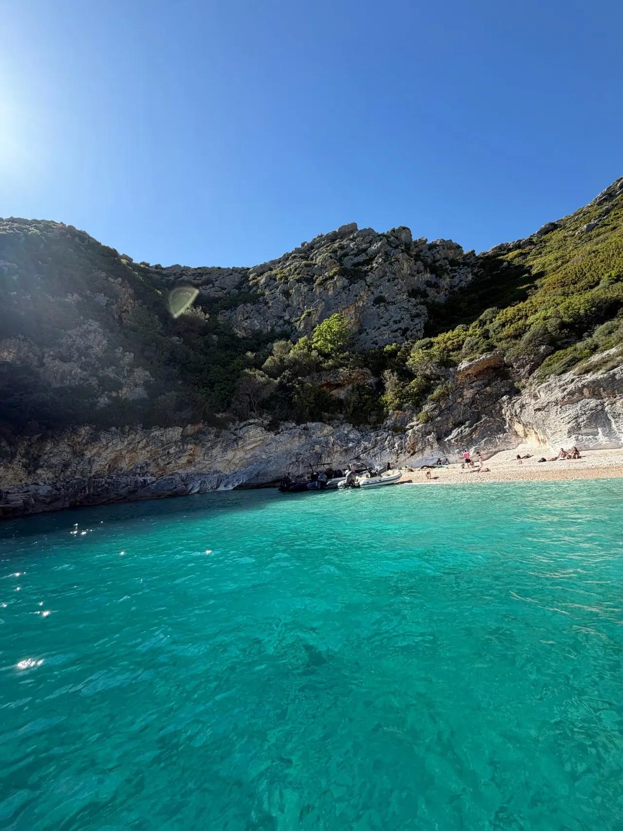 Inside the bay