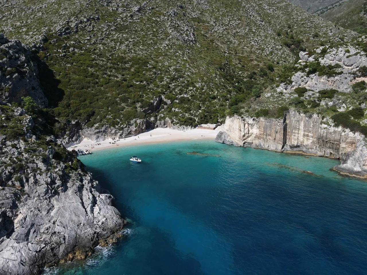 Gramma Bay cliffs from above